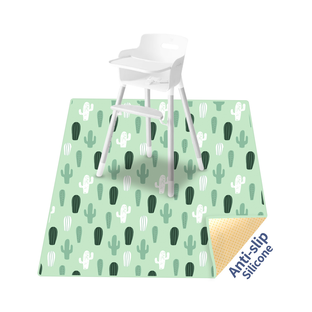 Highchair Splash Mat - HappyFlute Splat Mat for Under High
