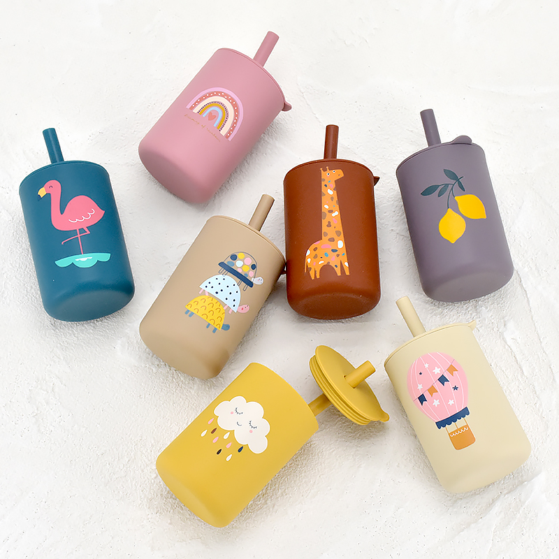 Baby Food Hipp - Baby Silicone Sippy Cup Portable Storage