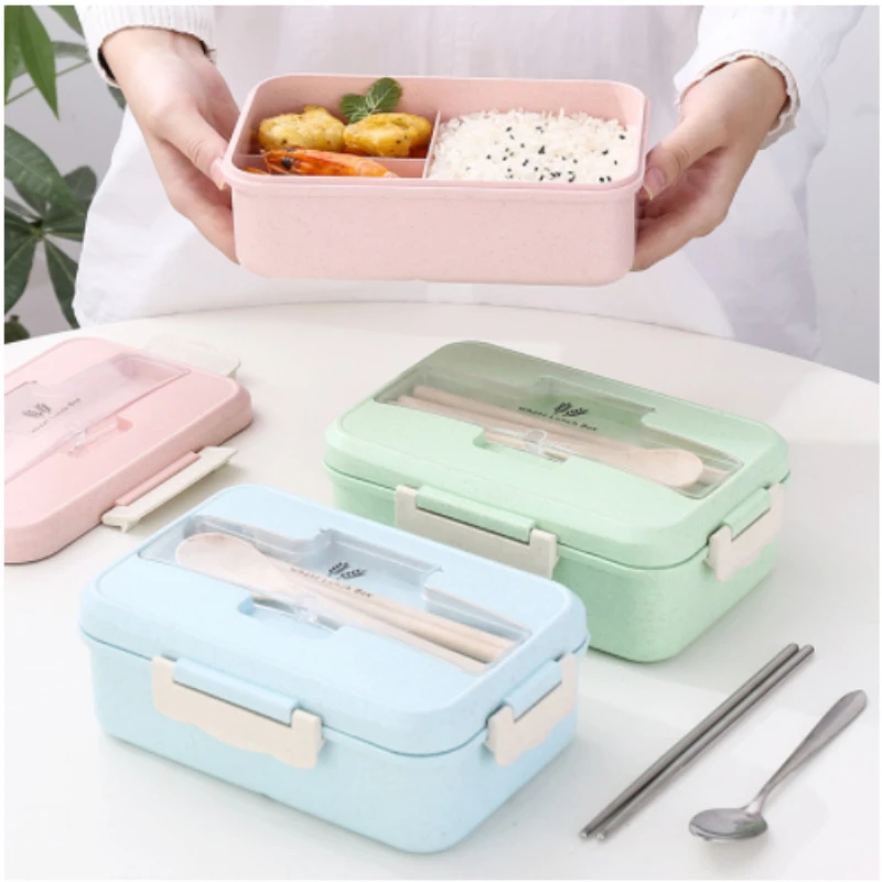 Baby Food Bag - Microwave Lunch Box Wheat Straw Dinnerware