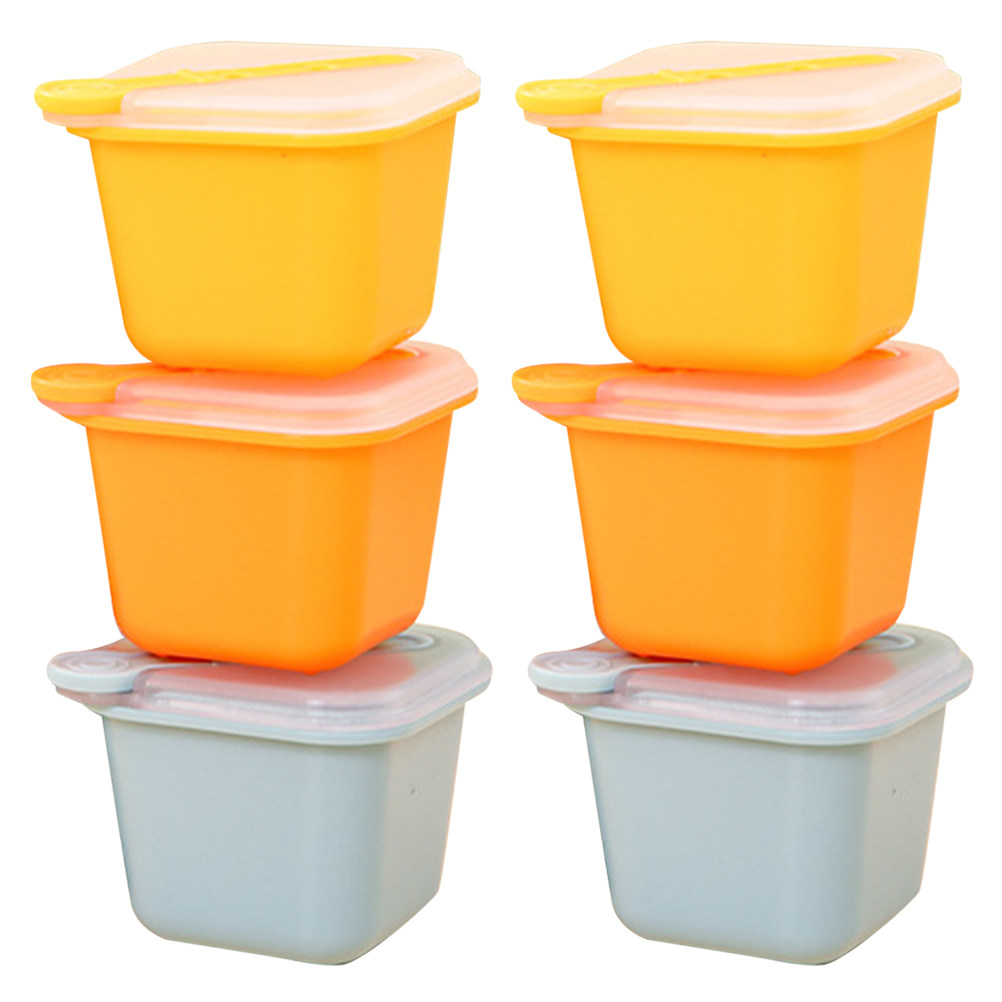 Baby Food In Restaurant - 6Pcs Silicone Ice Cube Mold Set