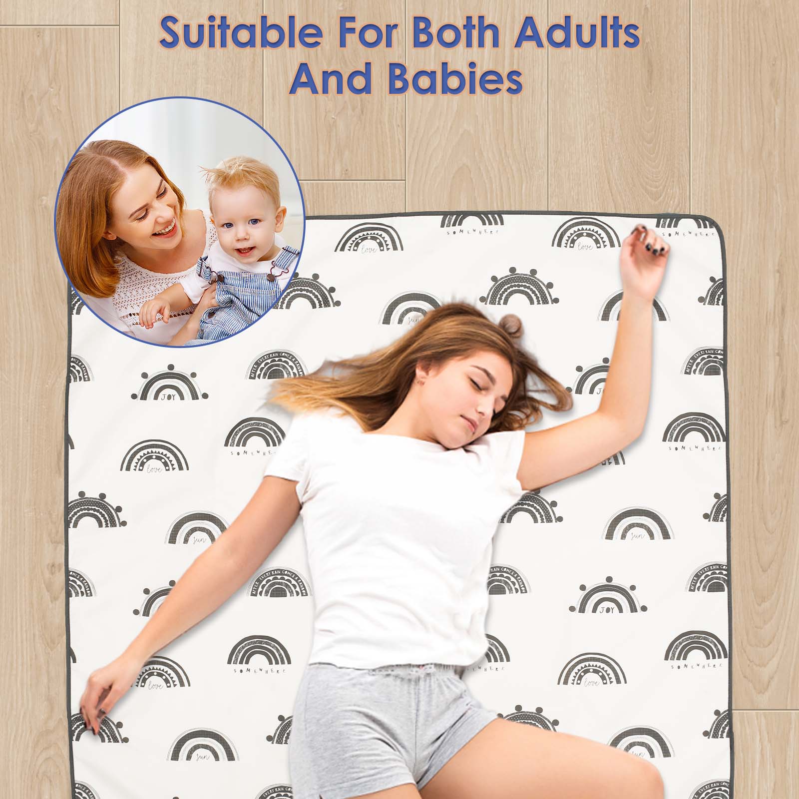 Baby Splat Mat Anti Slip High  - Highchair Splash Mat ulasan dan harga