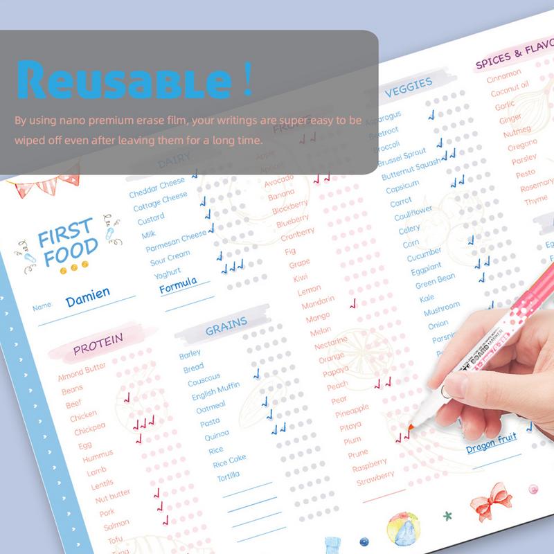 Baby First Foods Checklist Mag - Baby Food Tracker ulasan dan harga