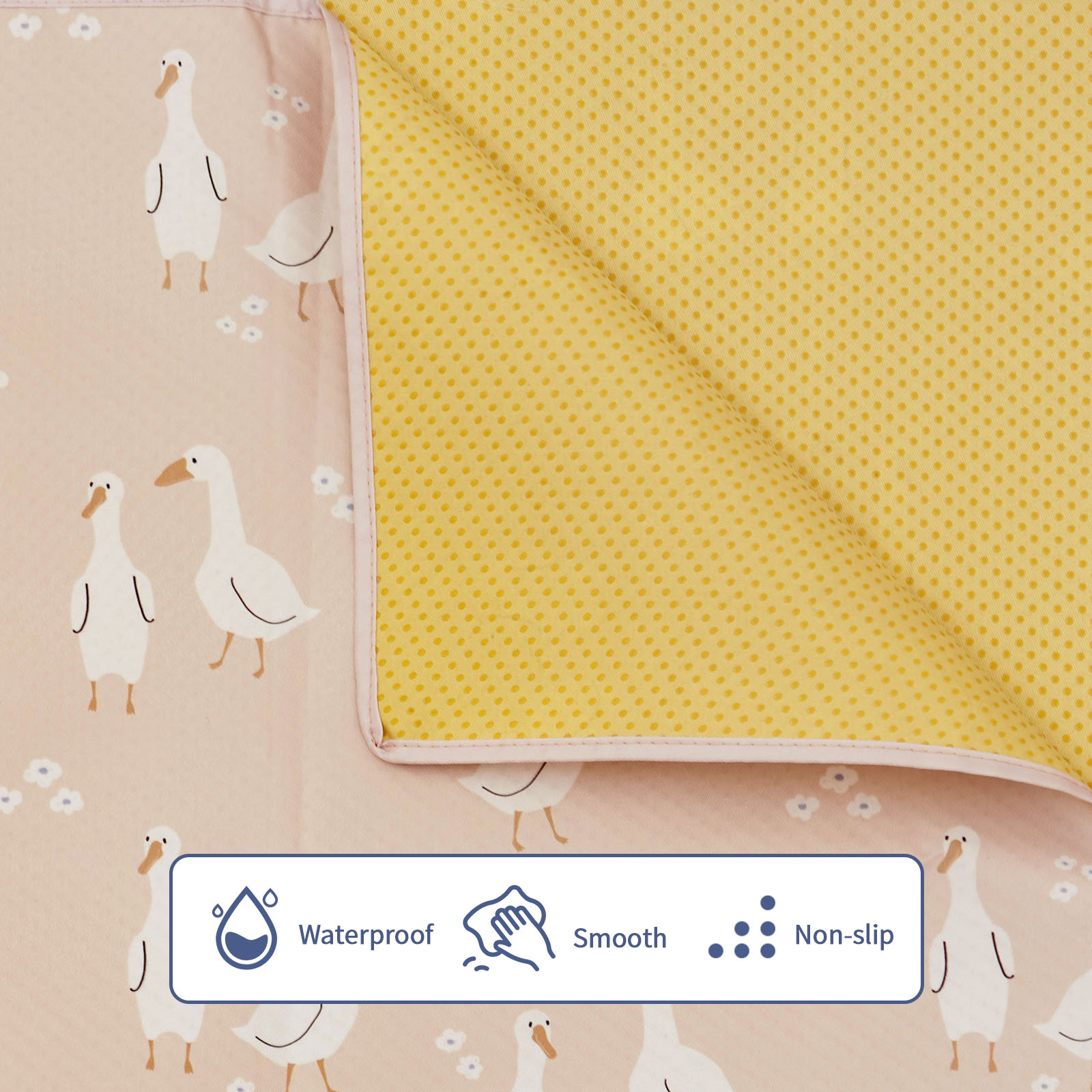 HappyFlute Splat Mat for Under - Highchair Splash Mat ulasan dan harga