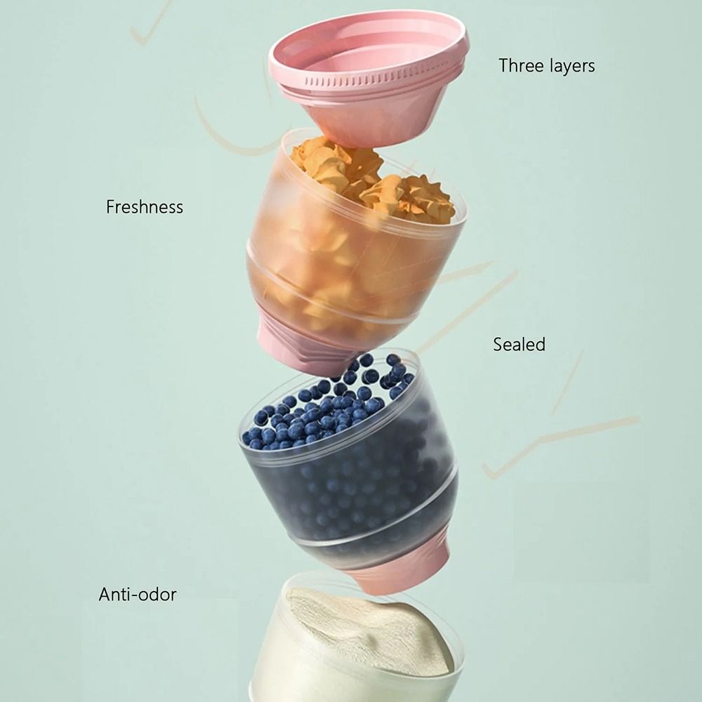 3 Layers Baby Milk Powder Box  - Baby Food Dispenser ulasan dan harga