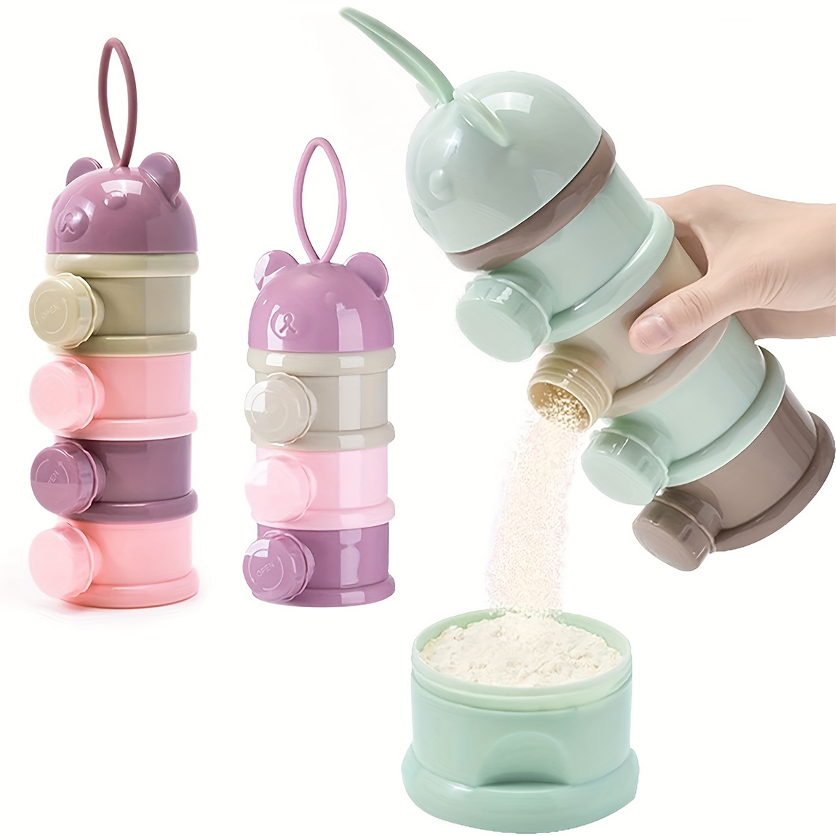 Large Capacity Baby Milk Powde - Baby Food Dispenser ulasan dan harga