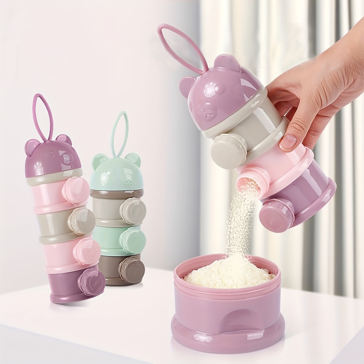 Large Capacity Baby Milk Powde - Baby Food Dispenser ulasan dan harga