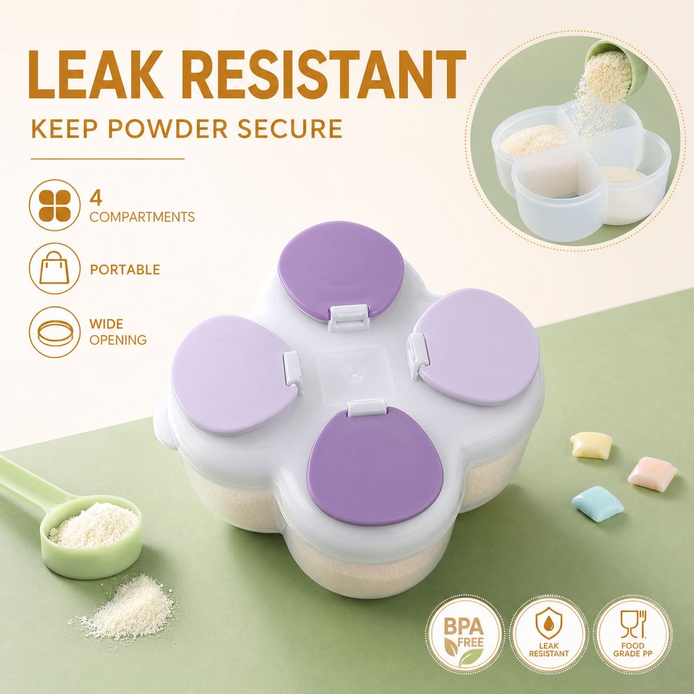 Partitioned Formula Dispenser  - Baby Food Dispenser ulasan dan harga