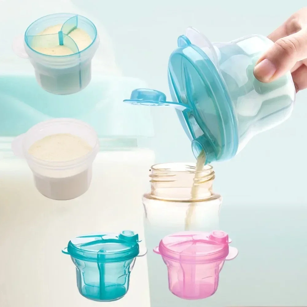 3-grid Portable Formula Dispen - Baby Food Dispenser ulasan dan harga