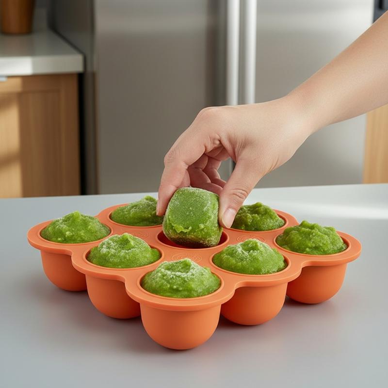 Baby Food Silicone Container 9 - Easy Baby Food ulasan dan harga