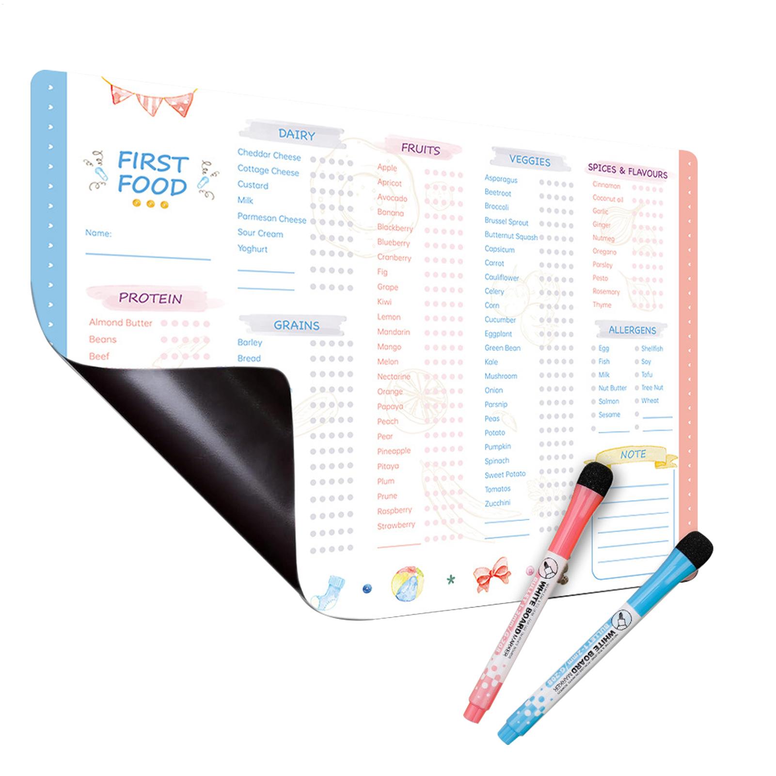 Infant Food Tracking Chart Mag - Baby Food Tracker ulasan dan harga