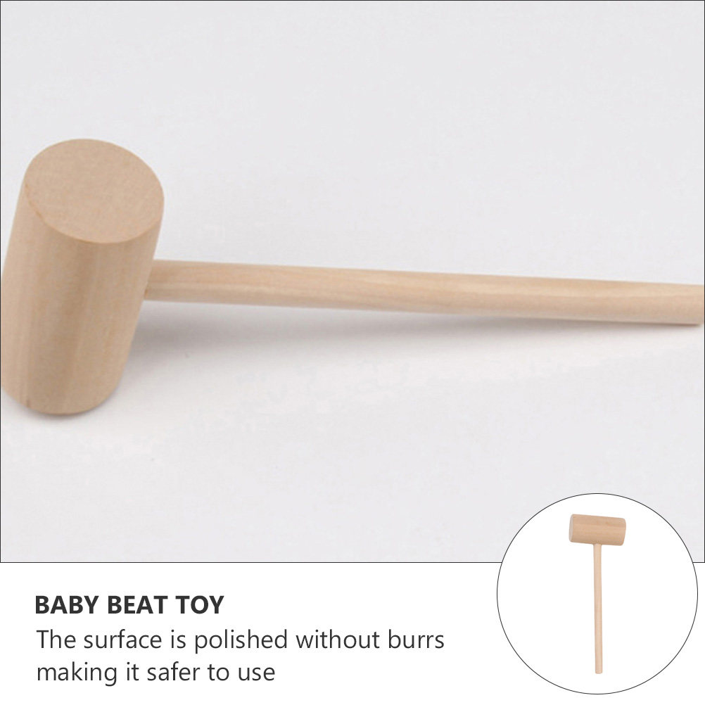 20Pcs Mini Wooden Hammer Set S - Baby Food In Restaurant ulasan dan harga