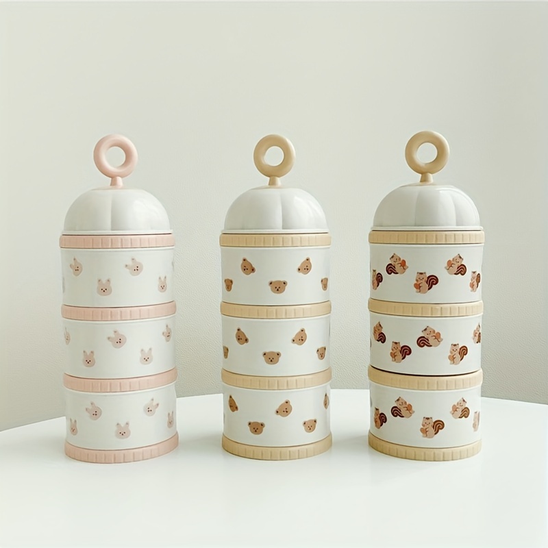 3 Layers Baby Milk Powder Disp - Baby Food Dispenser ulasan dan harga