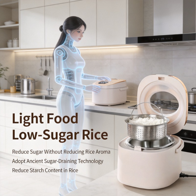 Smart Low Sugar Electric Rice  - Baby Food Steamer ulasan dan harga