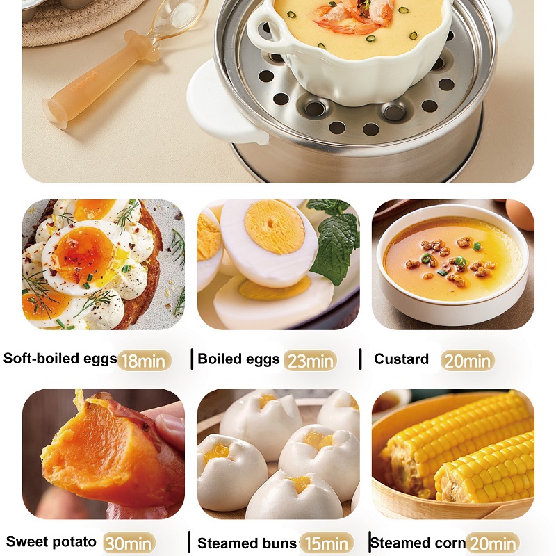 400W Multifunctional Egg Cooke - Baby Food Steamer ulasan dan harga