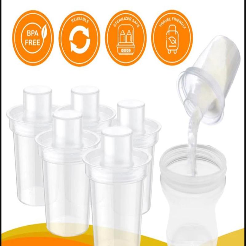 6PPC 80ML Baby Milk Powder Dis - Baby Food Dispenser ulasan dan harga