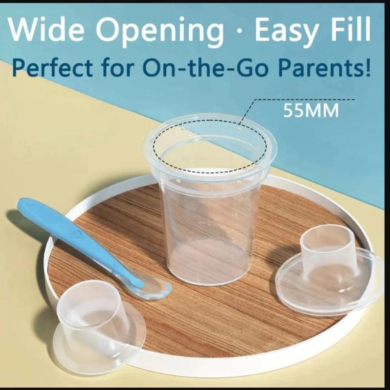 6PPC 80ML Baby Milk Powder Dis - Baby Food Dispenser ulasan dan harga