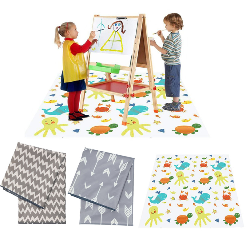 High Chair Splash Mat Floor Pr - Highchair Splash Mat ulasan dan harga