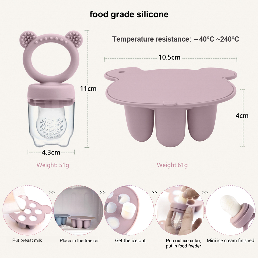 Baby Ice Cream Pops Silicone M - Easy Baby Food ulasan dan harga