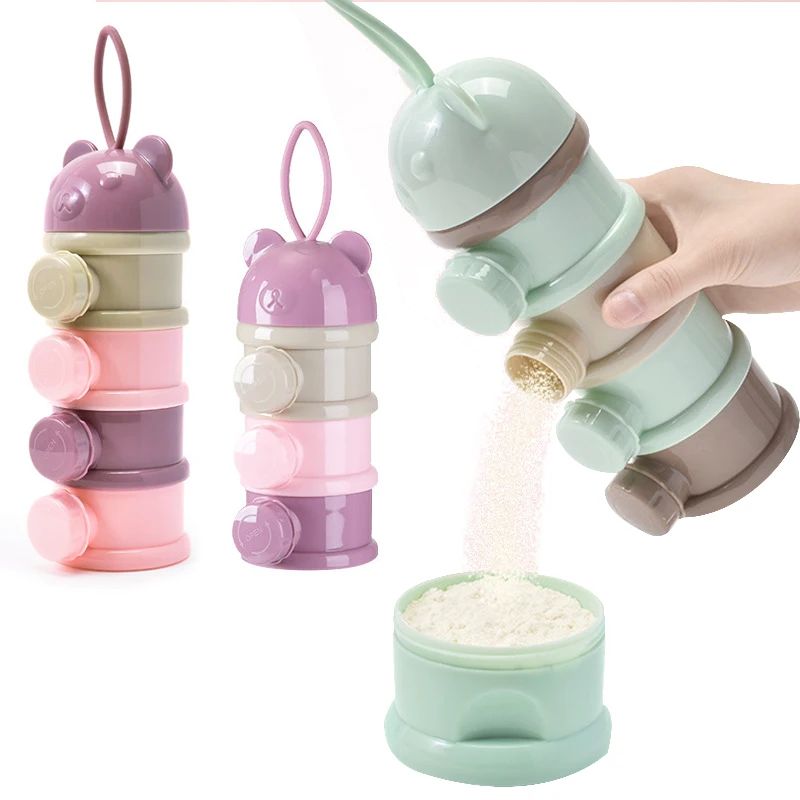 3/4Layer Baby Portable Baby Fo - Baby Food Dispenser ulasan dan harga
