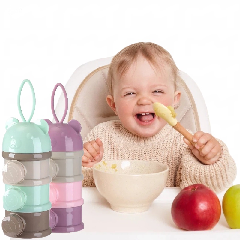 3/4Layer Baby Portable Baby Fo - Baby Food Dispenser ulasan dan harga