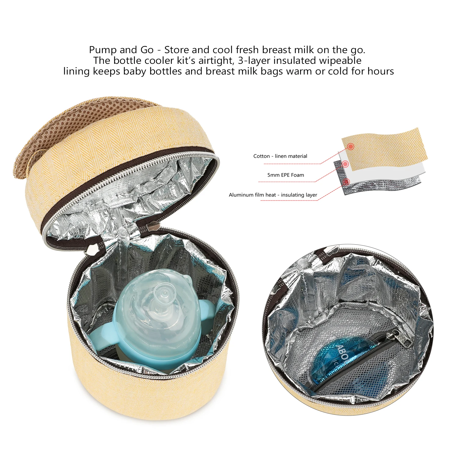 Bottle bag waterproof constant - Baby Food Packaging ulasan dan harga