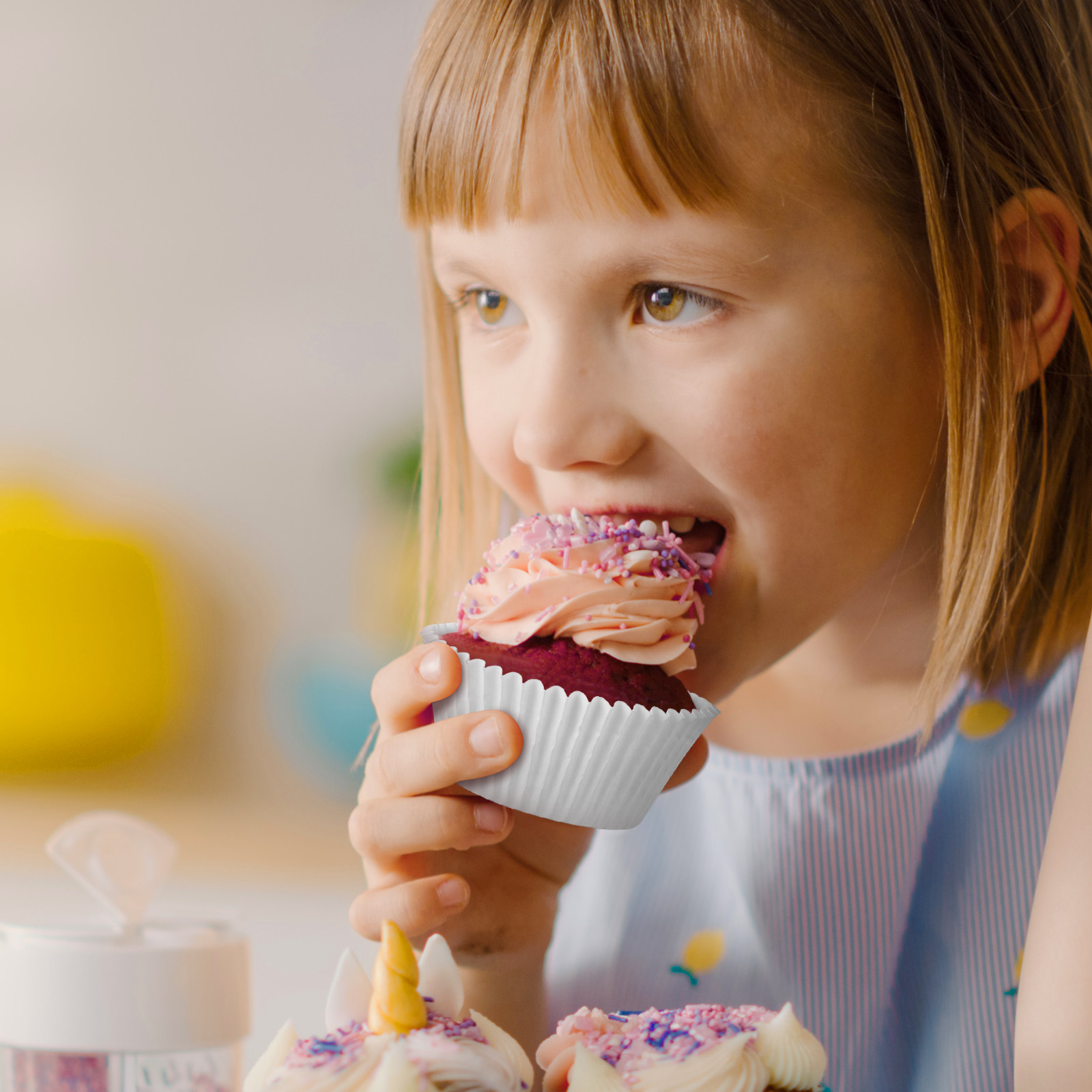 100Pcs Eco Friendly Cupcake Li - Baby Food In Restaurant ulasan dan harga