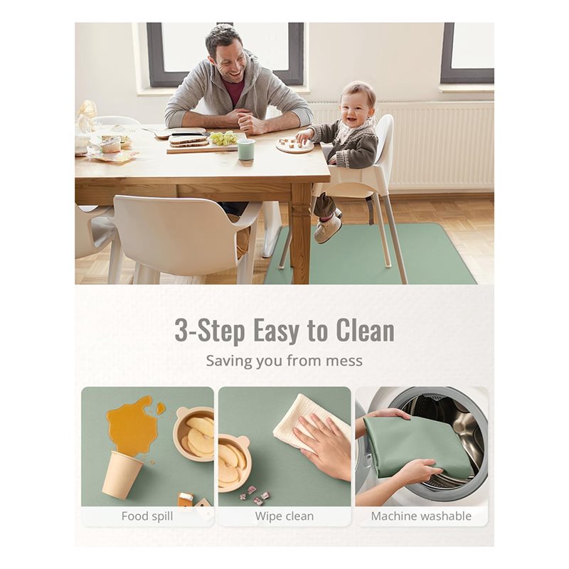 【NEW USER EXCLUSIVE】Anti-Slip  - Highchair Splash Mat ulasan dan harga